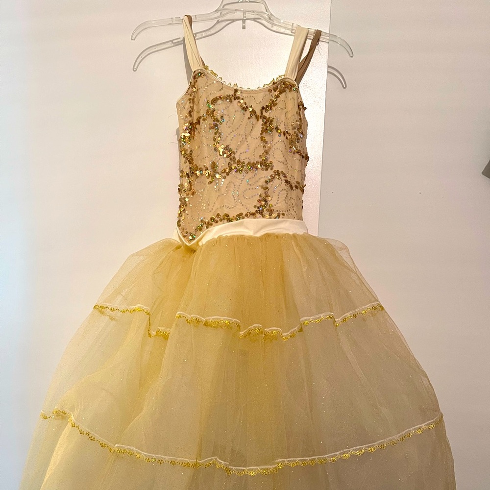 Revolution Small Sparkly Gold Dress